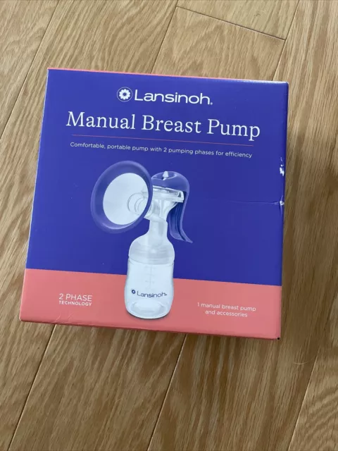 Lansinoh Manual Breast Pump Open Unused