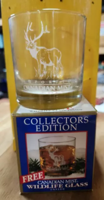 Imported Canadian Mist Wildlife Glass Collectors Edition