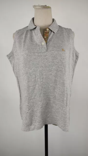 BURBERRY MAGLIA POLO Smanicata Donna Tg. M T Shirt Woman Italy Casual Vintage EUR 35 00 PicClick IT