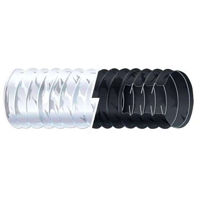 West Marine 10' X 4" White PVC Vinyl Flexible Bilge Blower Hose 14018923