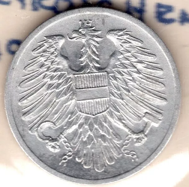 World Coins Europe: Austria 2 Groschen 1954