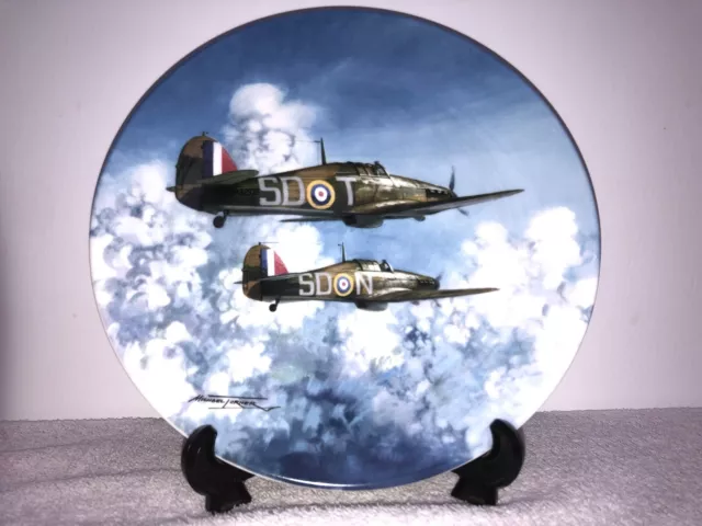 Coalport Fine Bone China - 'Flight Through The Clouds'  Collectors Plate