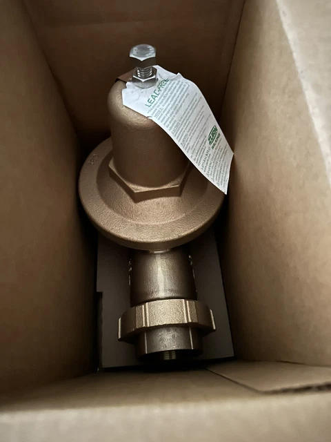 Free Shipping NEW Zurn Wilkins 2-600XLSV Lead Free 2" pressure Reducing Valve