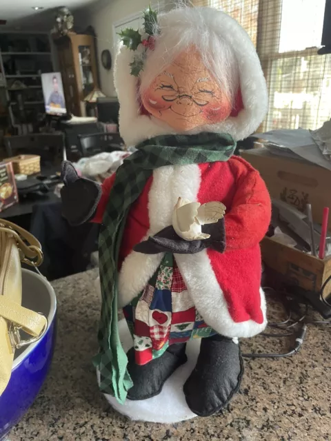 Anna Lee Mrs Claus 18" Doll Christmas 1994 Vintage