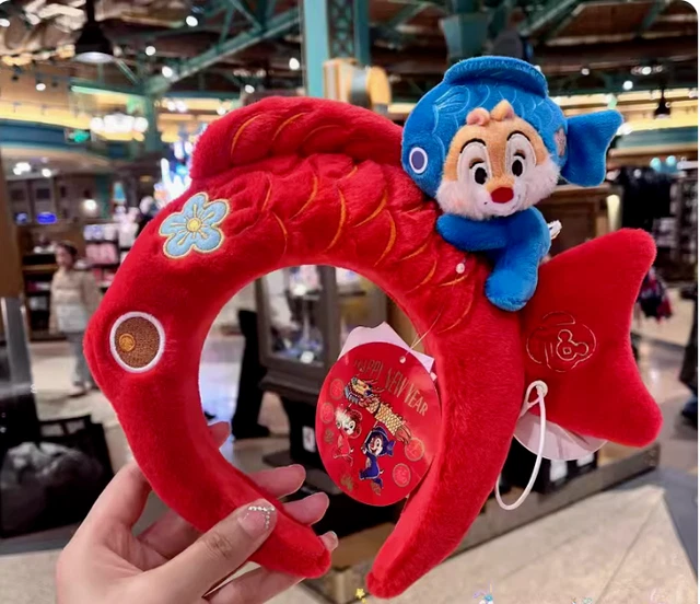 DISNEY AUTHENTIC 2024 Lunar New Year Dale Ear Headband Disneyland NEW