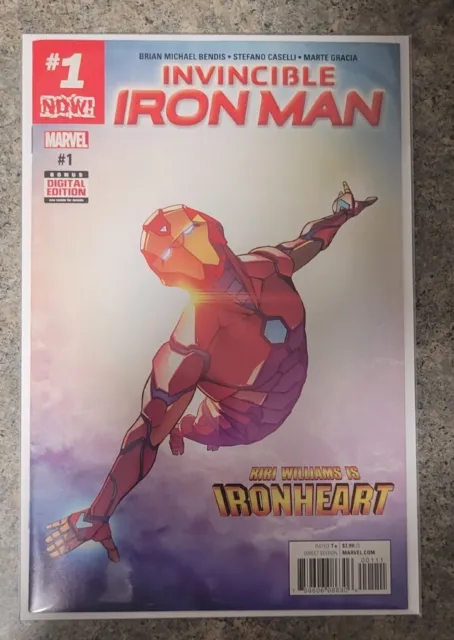 Invincible Iron Man #1 (Marvel 2017) 1st Riri Williams Solo Series / VF