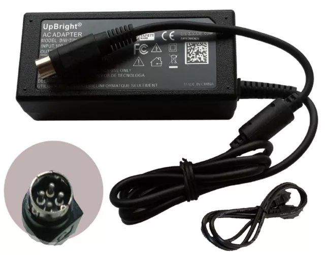 4-Pin DIN AC Adapter For Lacie Bigger Disk 710449 HDD Charger Power Supply Cord