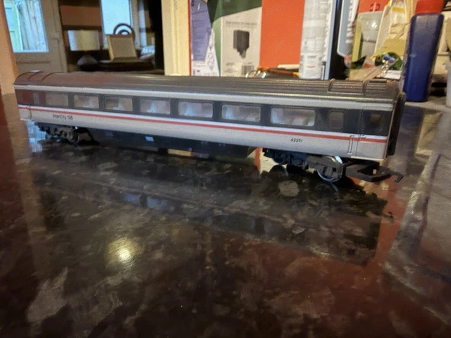 Livery Menu HORNBY R439-0020 INTERCITY Coach OO-Gauge Model Swallow Livery Β£1.16 ...