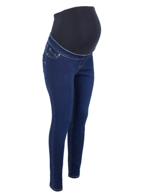 N£W Look Maternity Indigo Over Bump 'Lift & Shape' Jeggings Skinny Jeans 8-18