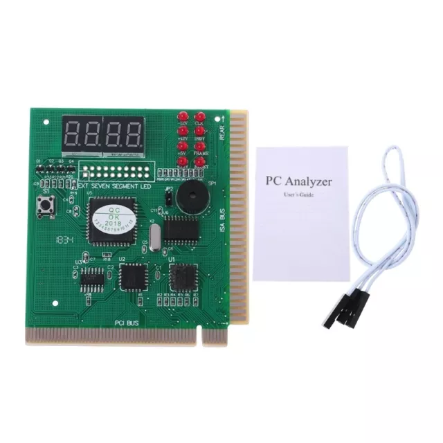For 4Digit PC Computer Diagnostic Card Motherboard Mainboard POST Tester PCI ISA