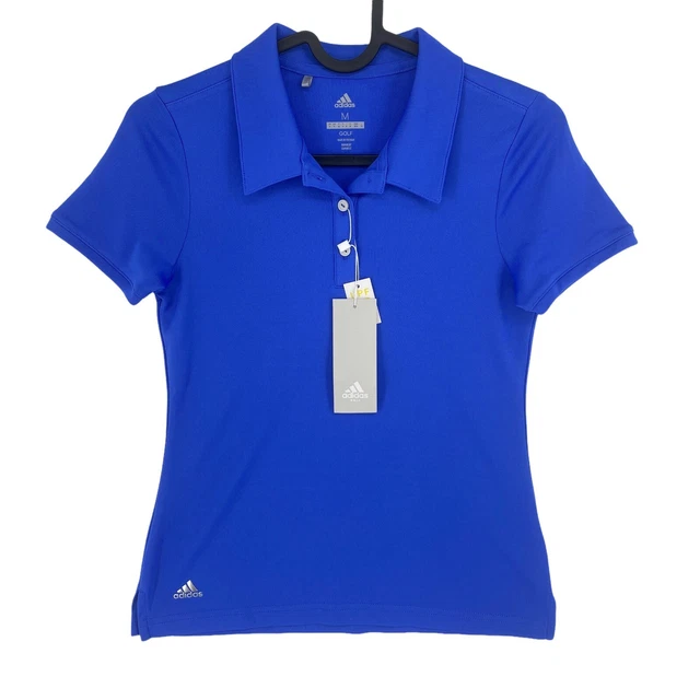 Adidas Golf Blu Navy Solido Maglia Polo a Manica Corta Misura 11 - 12 Anni