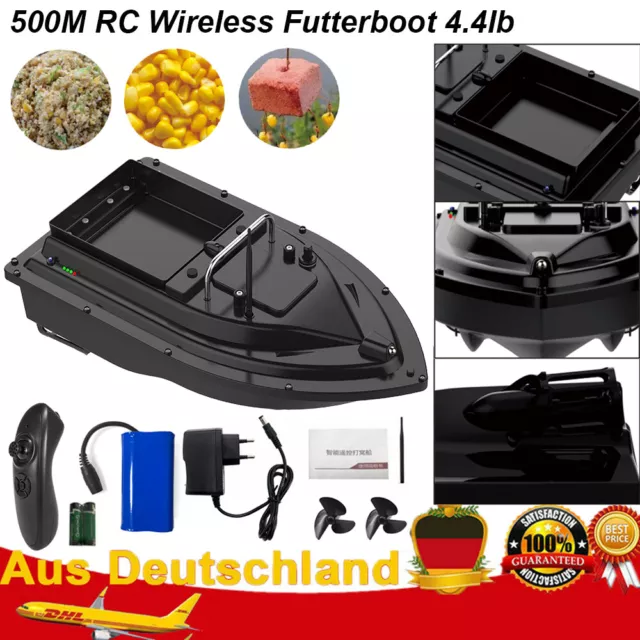 500M RC Wireless Fischerköderboot Futterboot Köderboot Baitboat Beleuchtung