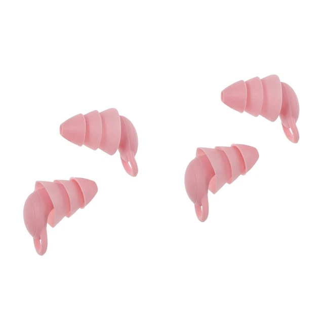 2 Paia Tappi Orecchini Gel Silice Antirumore Studenti Silicone Sport