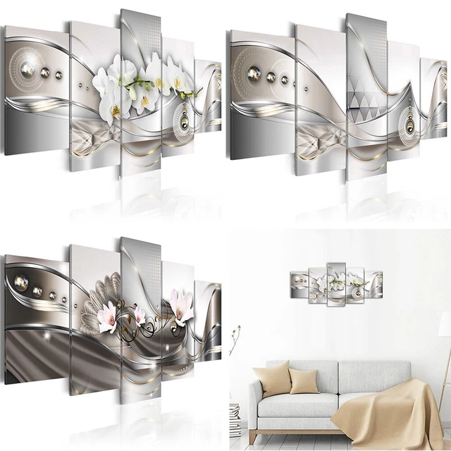 Nuevo mural estampado decoración alce dorado y árboles pintura artística