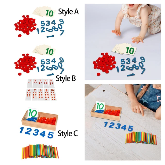 Angoily 100 Boules De Comptage Multicolores 1,2 Cm – Apprentissage Probabilités Et Mathématiques Dès 3 Ans