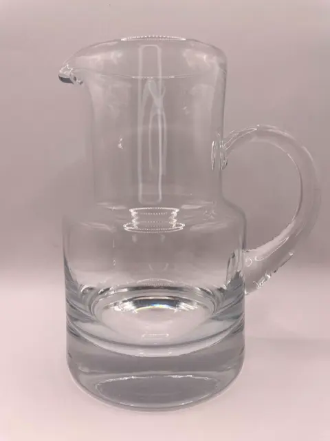 Tiffany & Co Crystal Glass Bedside Water Pitcher Carafe Without lid/cup- Signed