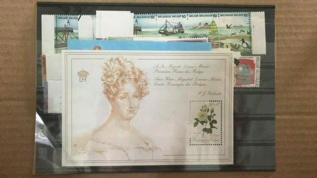 belgique 1988 année complète neuf sans charnière