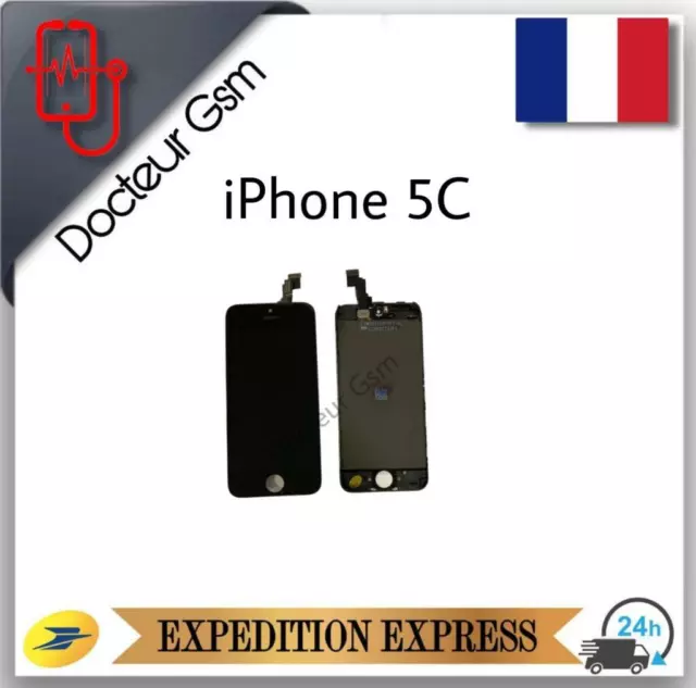 Lcd Ecran Pour Iphone 5C Noir Compatible Neuf