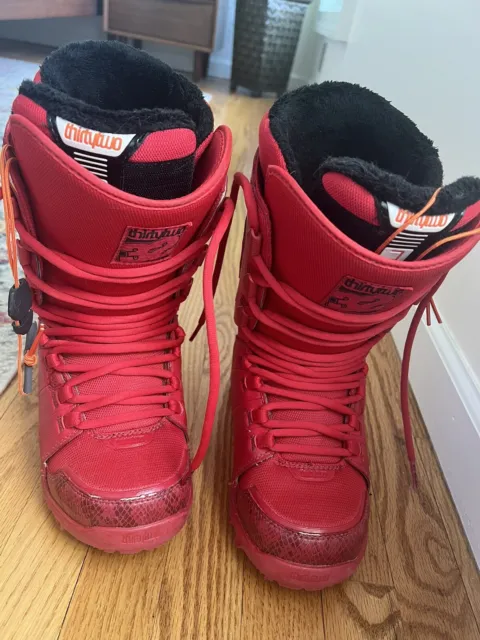 Thirty Two 32 Lashed Snowboard Boot Red Womens Size 7 NICE