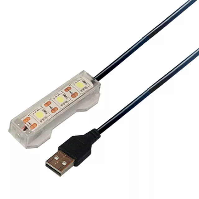 Fish Tank Light Plastic Small Aquarium Light USB LED Desktop Fish Tank La ~F