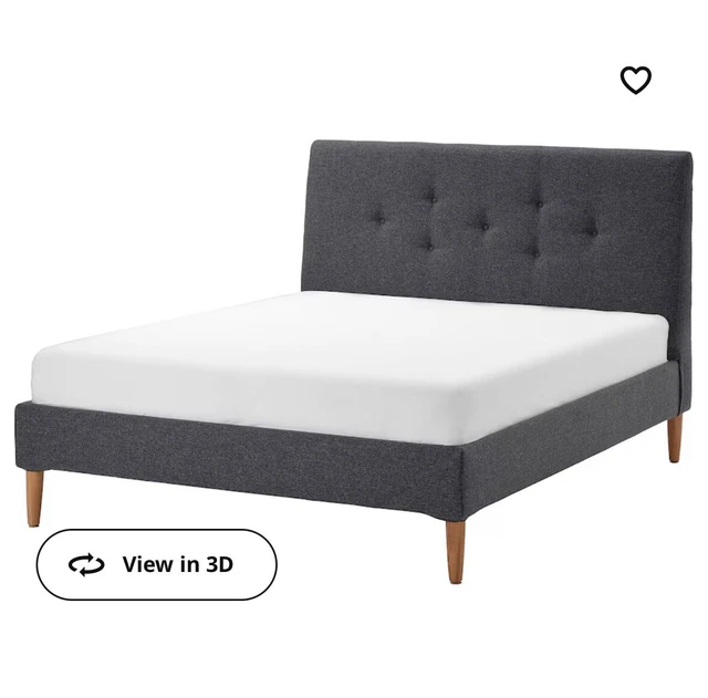 IKEA IDANAS KING Size Bed Frame £80.00 PicClick UK