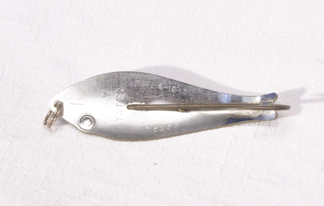 Ancien Leurre De Pêche - Cuillère Devon - 10 Cm - Laiton Ou Métal