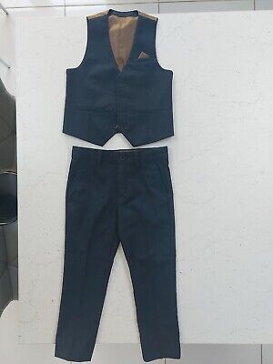 River Island boys navy suit age 5