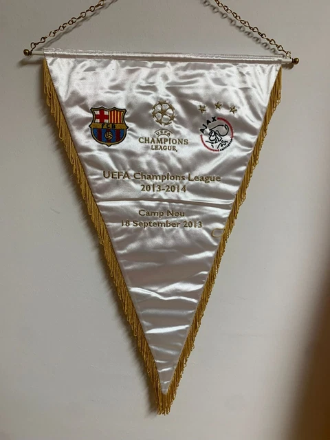 banderín fc barcelona temporada 2002-03 grande de segunda mano por 15