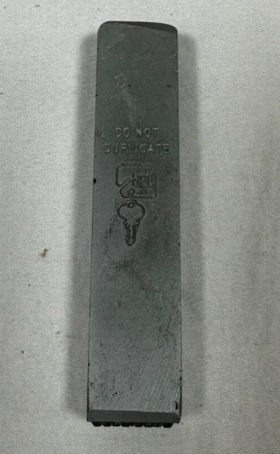 Key Punch Stamp, Key Marking Reads DO NOT DUPLICATE