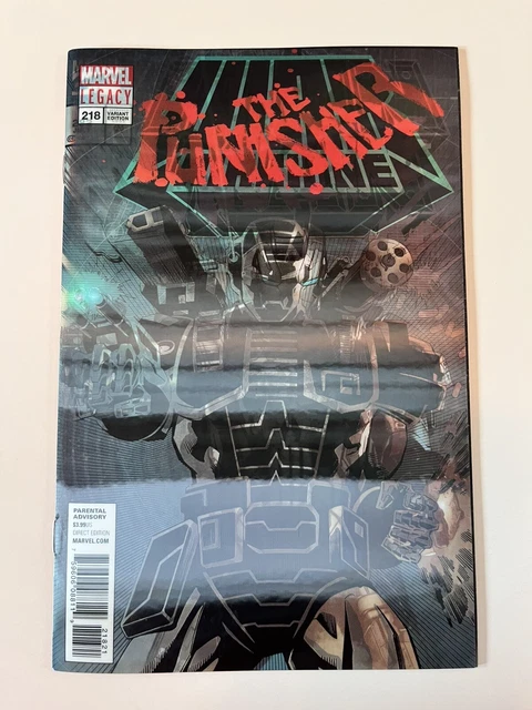 PUNISHER #218/ LENTICULAR VARIANT/ 1ST FRANK CASTLE/ WAR MACHINE/ Newsstand