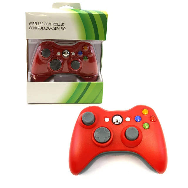 Xbox 360 sans Fil Rouge Pad Contrôleur Neuf ( Hexir ) Manette PC Analogue