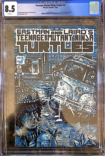 Teenage Mutant Ninja Turtles #3 | Eastman 1st Printing 1985 | CGC 8.5 | WOW