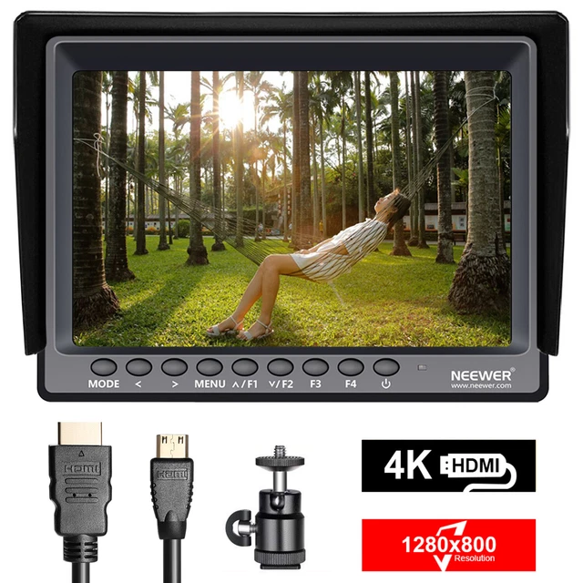 Neewer NW759 7" HD 1280x800 IPS Screen Camera Monitor for Sony Canon Nikon