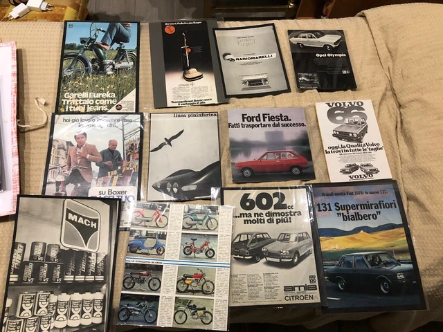 Pubblicità Vintage Lotto 20 Pezzi Anni 60/70/80