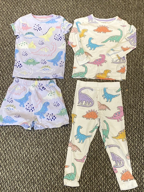 Girls Bundle Of Clothes Age 2-3 Years M&S Pyjamas 2 Sets , 4 Pieces
