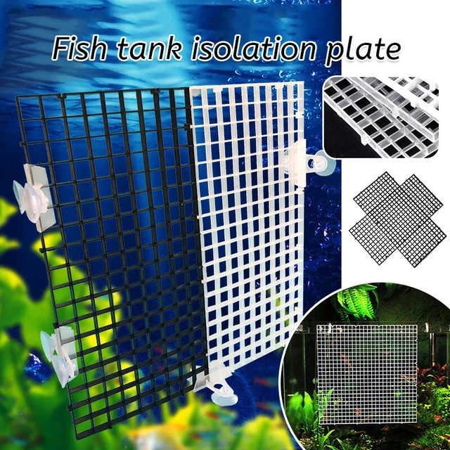 Aquarium Isolate Tray Grid Divider Crate Fish Tank Bottom Acrylic Filter Net