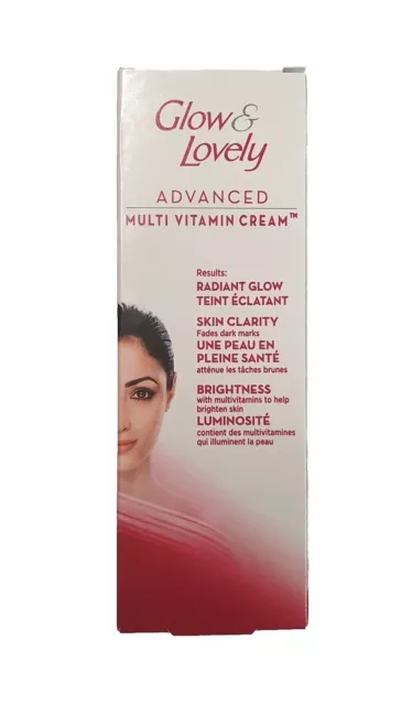 1x Glow & Lovely Advanced Multi Vitamin Expert Fairness Solution Daily Cream 50g 2