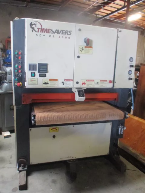 Timesavers 23 Series Orbital And Brush Sander For Wood Finishing