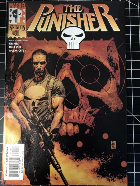 The Punisher #1 NM Volume 5 Garth Ennis Direct Edition Marvel Knights (2000) B5