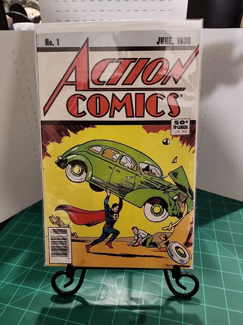 Action Comics # 1 Reprint 1988 50th Anniversary Newsstand NM- Cond. 