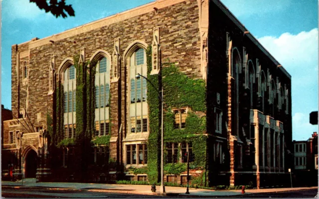 Postcard Mintten Hall Temple University Philadelphia Pennsylvania B2