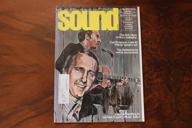 REDUCED! Sound Canada Magazine June 1974--George Hamilton IV Emerson Beiderbecke