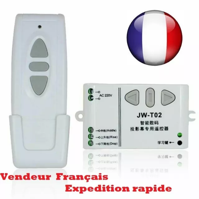 TÉLÉCOMMANDE radio sans fil + RÉCEPTEUR pour volet roulant ou store banne écran 2