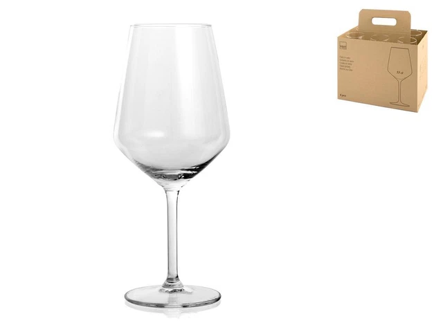 H&h Aperif Set 6 Calici, Vetro, cl 53 Trasparente
