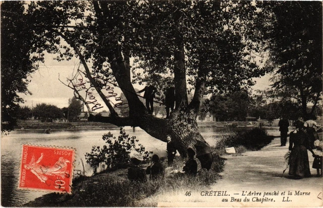 CPA Creteil Arbre penche et la Marne (1348490)