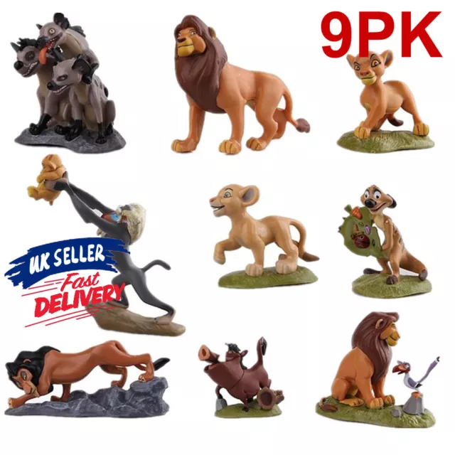 9Pcs Doll Simba Models Figures Topper Action Kids Gift The Lion King Toys