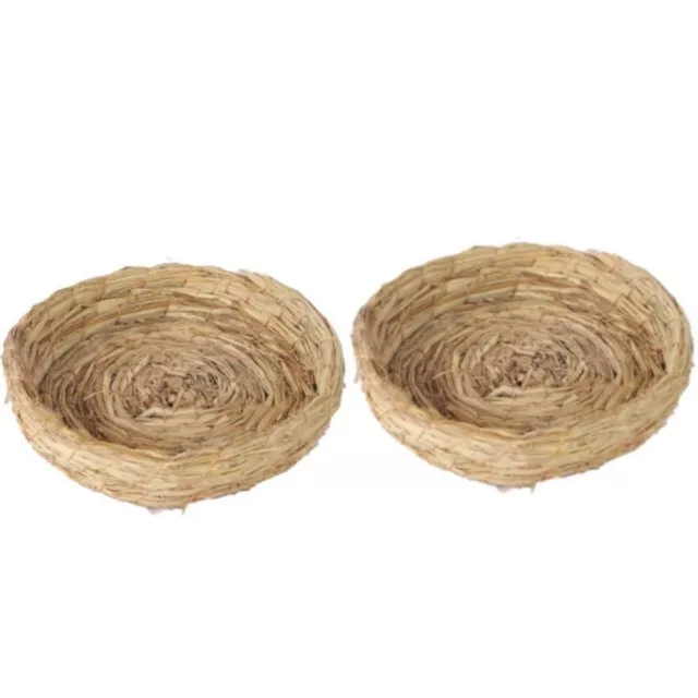 2PCS Cage Bird Nest Hatch Cage Accessories Durable Breeding Nest