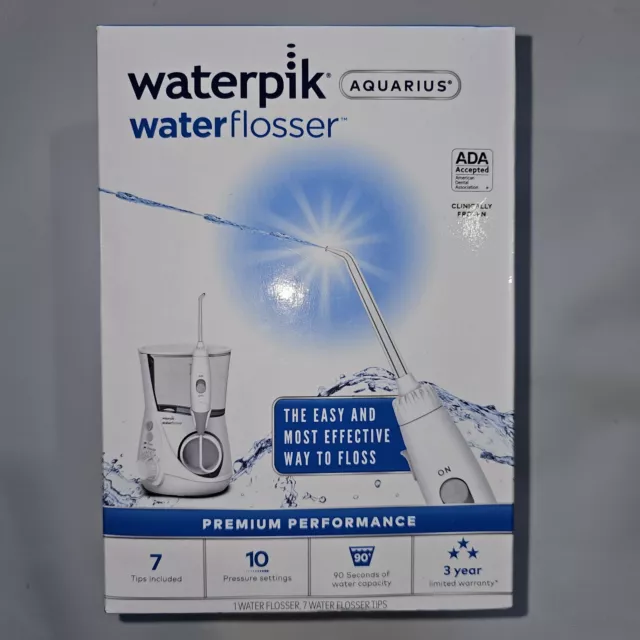 Waterpik Aquarius Water Flosser WP-660C White NEW MOTOR ONLY NO ATTACHMENTS