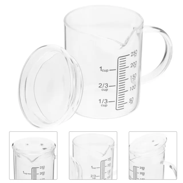 Graduated Measuring Cup High Borosilicate Glass Baby Clear Tumblers Scale