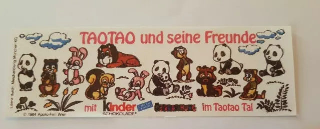 Bpz - Tao Tao und seine Freunde ( Replika ) 1984 Kein Original